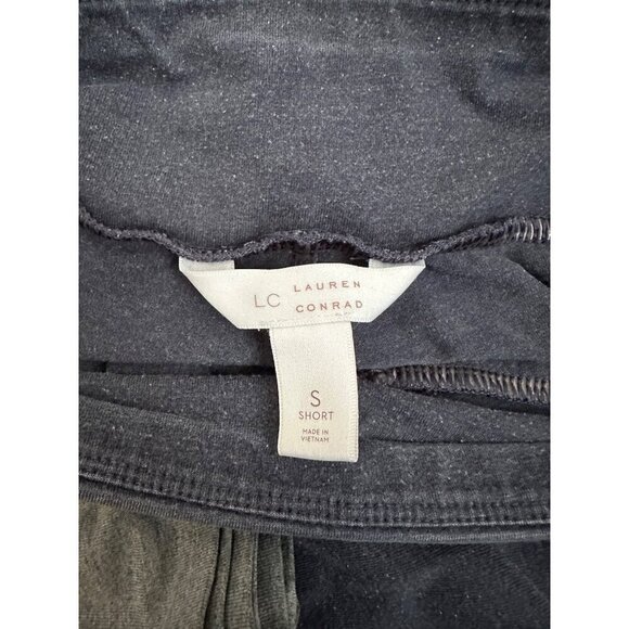 Lauren Conrad Womens Stretch Leggings 2-Pack Gray & Navy Size S Short - Picture 5 of 6